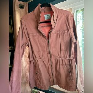 Pink utility jacket